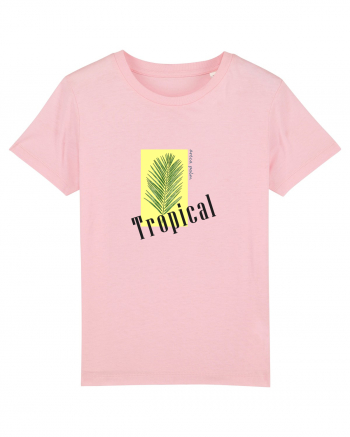 Summer Breeze - Tropical (areca palm) Cotton Pink
