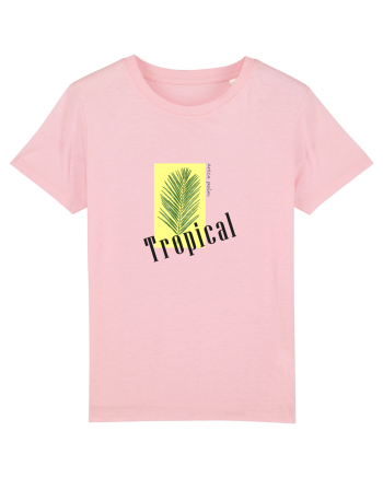 Summer Breeze - Tropical (areca palm) Cotton Pink