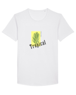 Summer Breeze - Tropical (areca palm) Tricou mânecă scurtă guler larg Bărbat Skater
