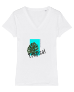 Summer Breeze - Tropical (summer mood) Tricou mânecă scurtă guler V Damă Evoker