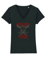 Intoxicated by Memories and Feelings Tricou mânecă scurtă guler V Damă Evoker