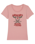 Intoxicated by Memories and Feelings Tricou mânecă scurtă guler larg fitted Damă Expresser