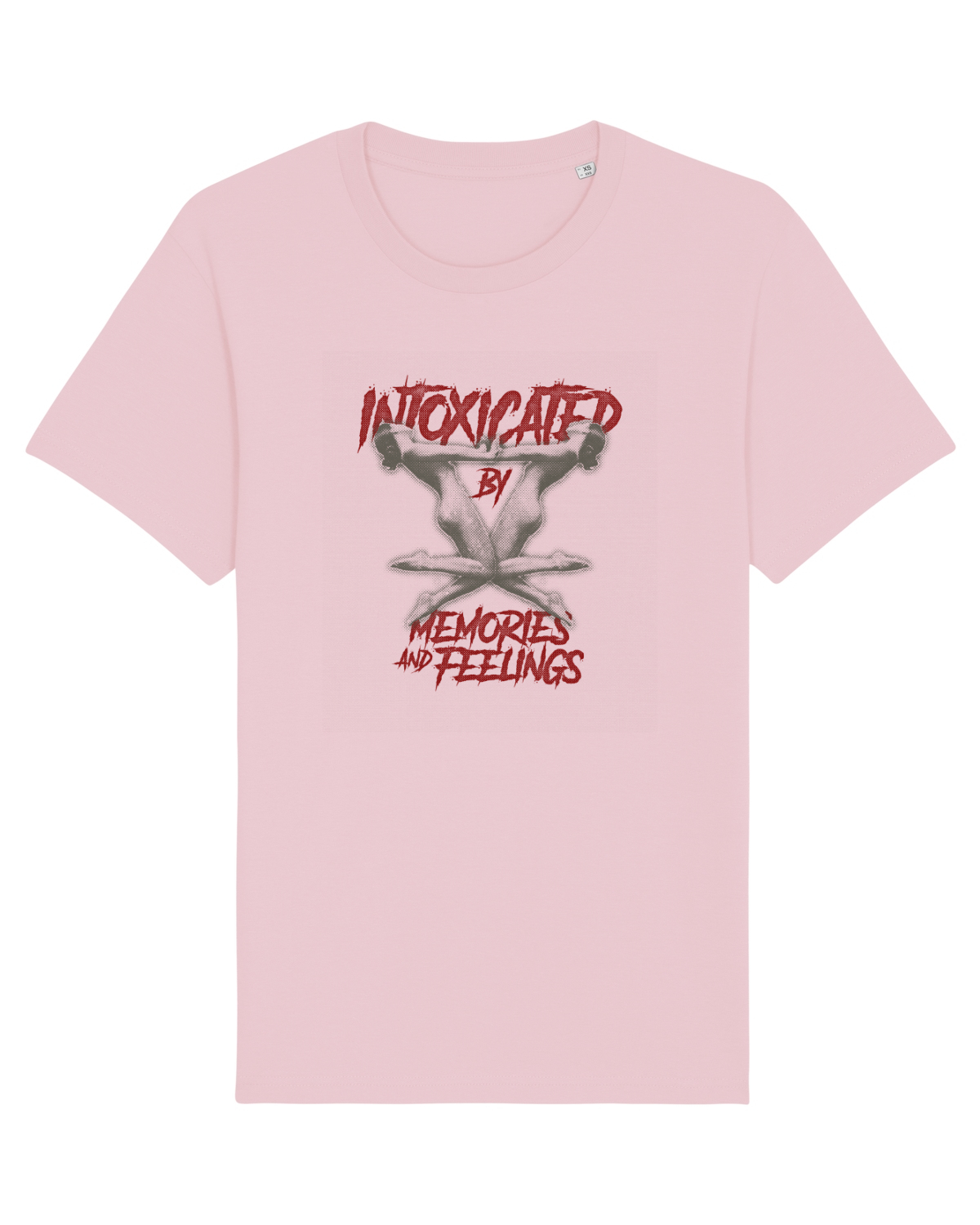Tricou mânecă scurtă Unisex Rocker Cotton Pink
