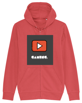 Gaming Fan Design Carmine Red