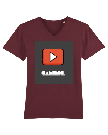 Gaming Fan Design Burgundy