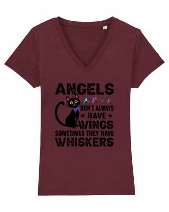 Angel Have Whiskers Burgundy