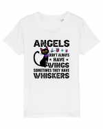 Angel Have Whiskers Tricou mânecă scurtă  Copii Mini Creator