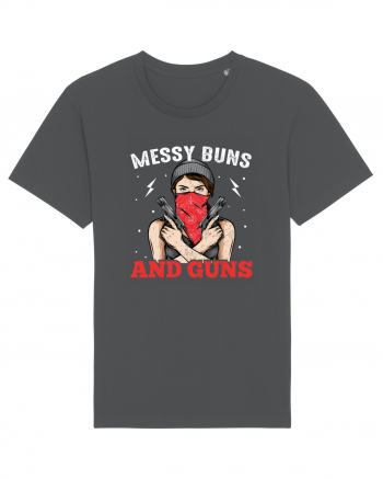 Messy Buns And Guns Anthracite