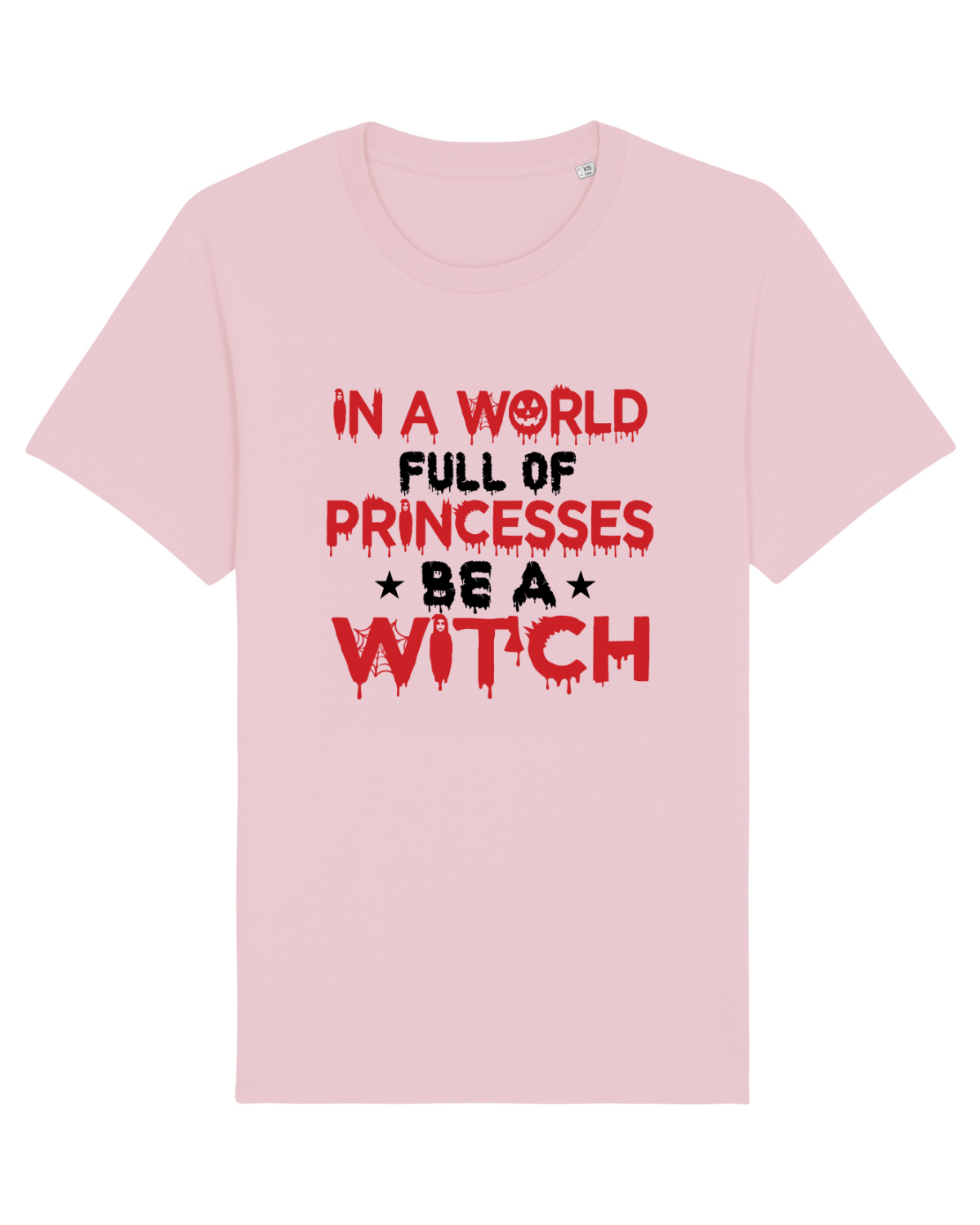 Tricou mânecă scurtă Unisex Rocker Cotton Pink