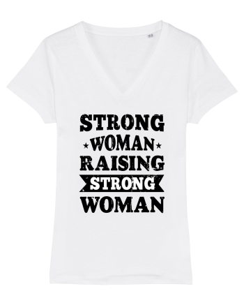 Strong Woman Raising Strong Woman White