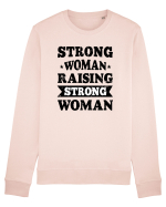Strong Woman Raising Strong Woman Bluză mânecă lungă Unisex Rise