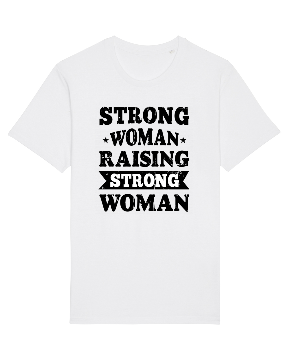 Tricou mânecă scurtă Unisex Rocker White