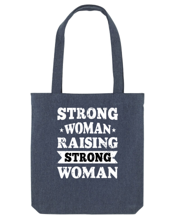 Strong Woman Raising Strong Woman Midnight Blue