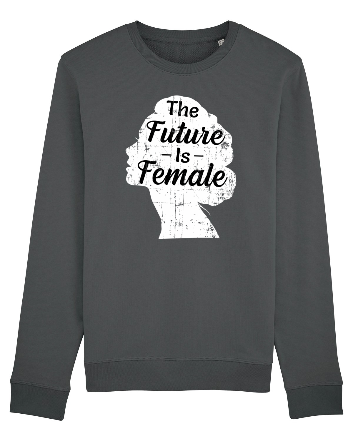 Bluză mânecă lungă Unisex Rise Anthracite