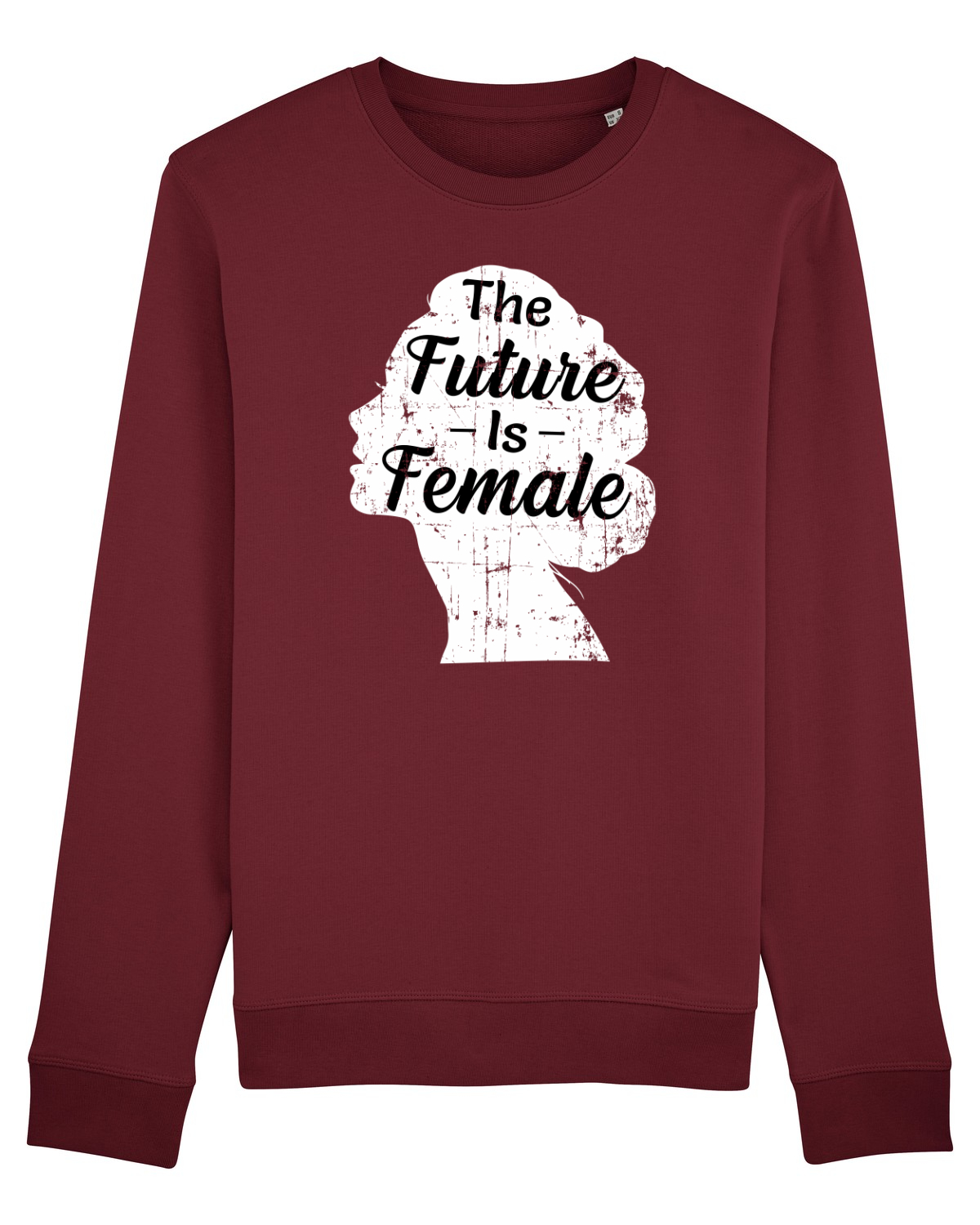 Bluză mânecă lungă Unisex Rise Burgundy