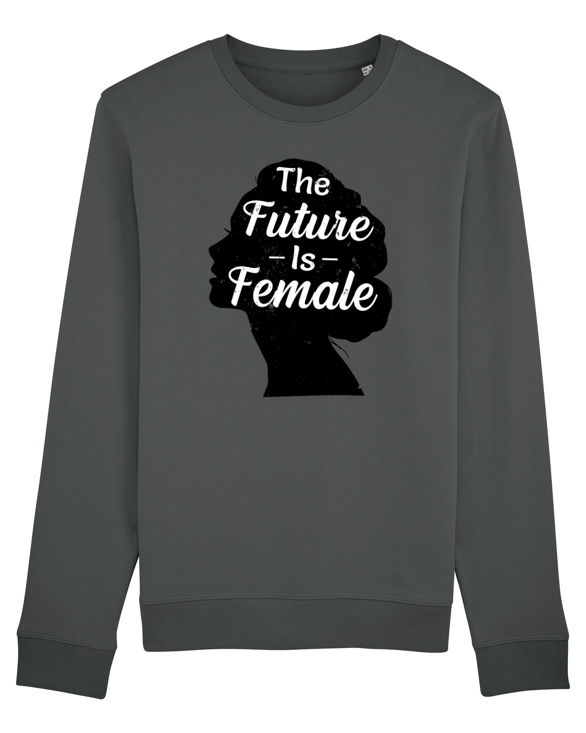 Bluză mânecă lungă Unisex Rise Anthracite