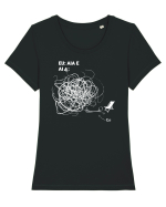 aia e Tricou mânecă scurtă guler larg fitted Damă Expresser