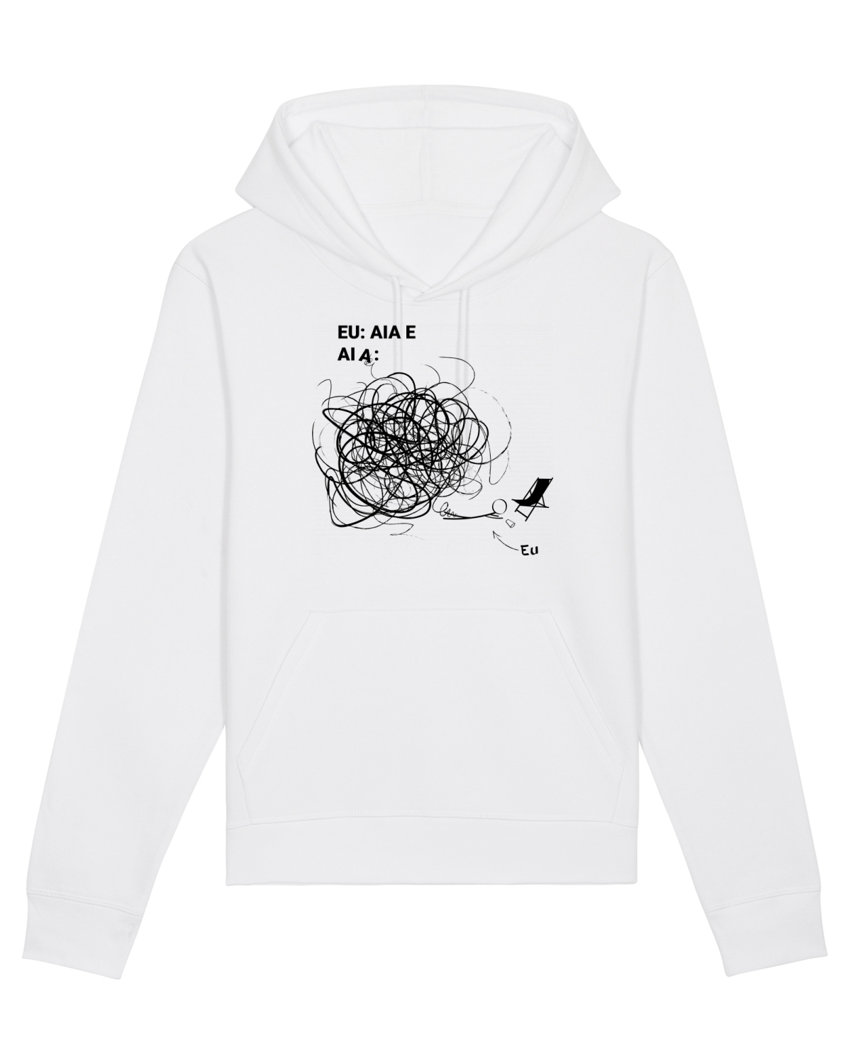 Hanorac Unisex Drummer White
