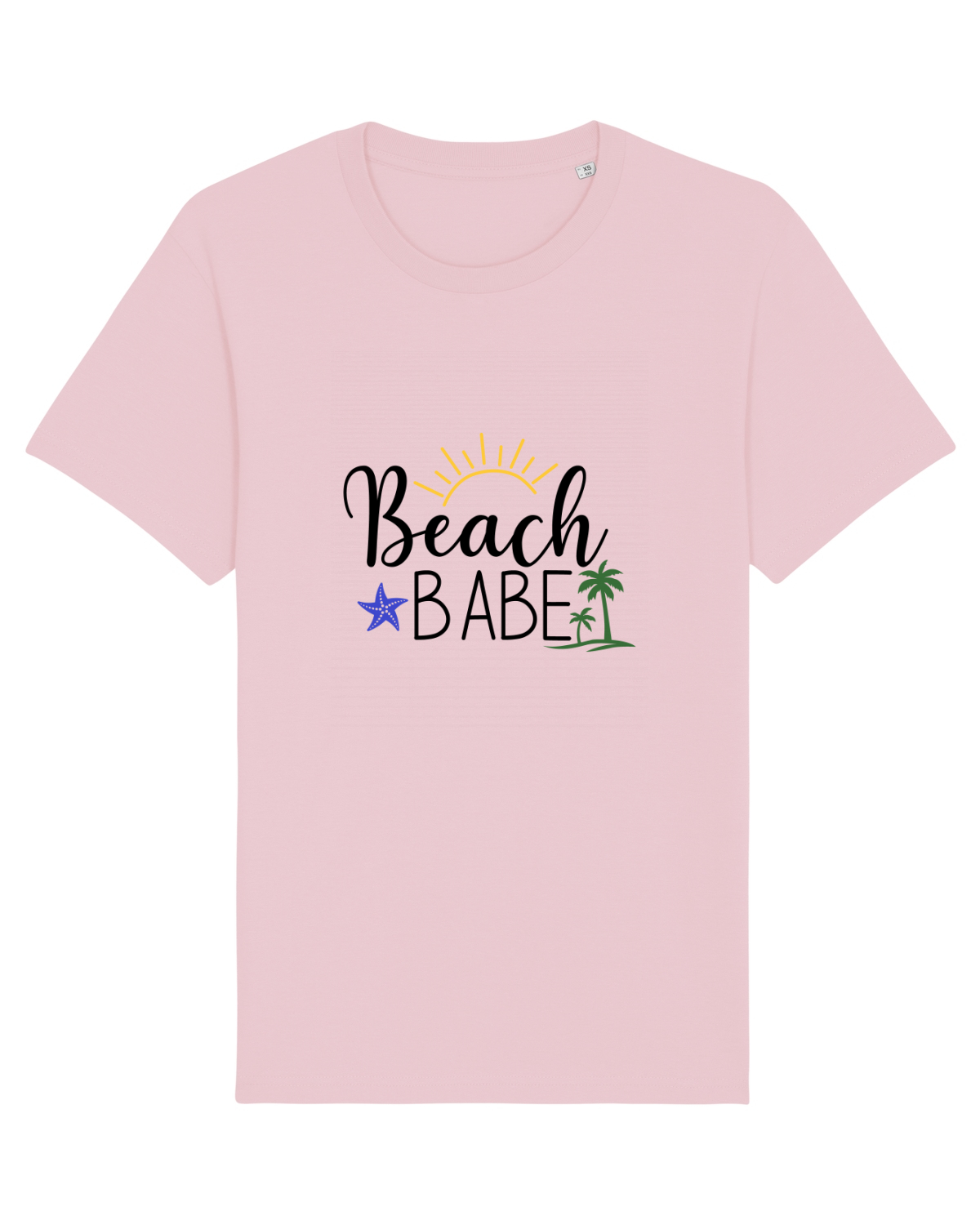 Tricou mânecă scurtă Unisex Rocker Cotton Pink