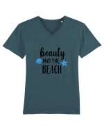 Beauty and the Beach Tricou mânecă scurtă guler V Bărbat Presenter