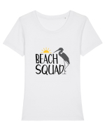 Beach Squad Tricou mânecă scurtă guler larg fitted Damă Expresser