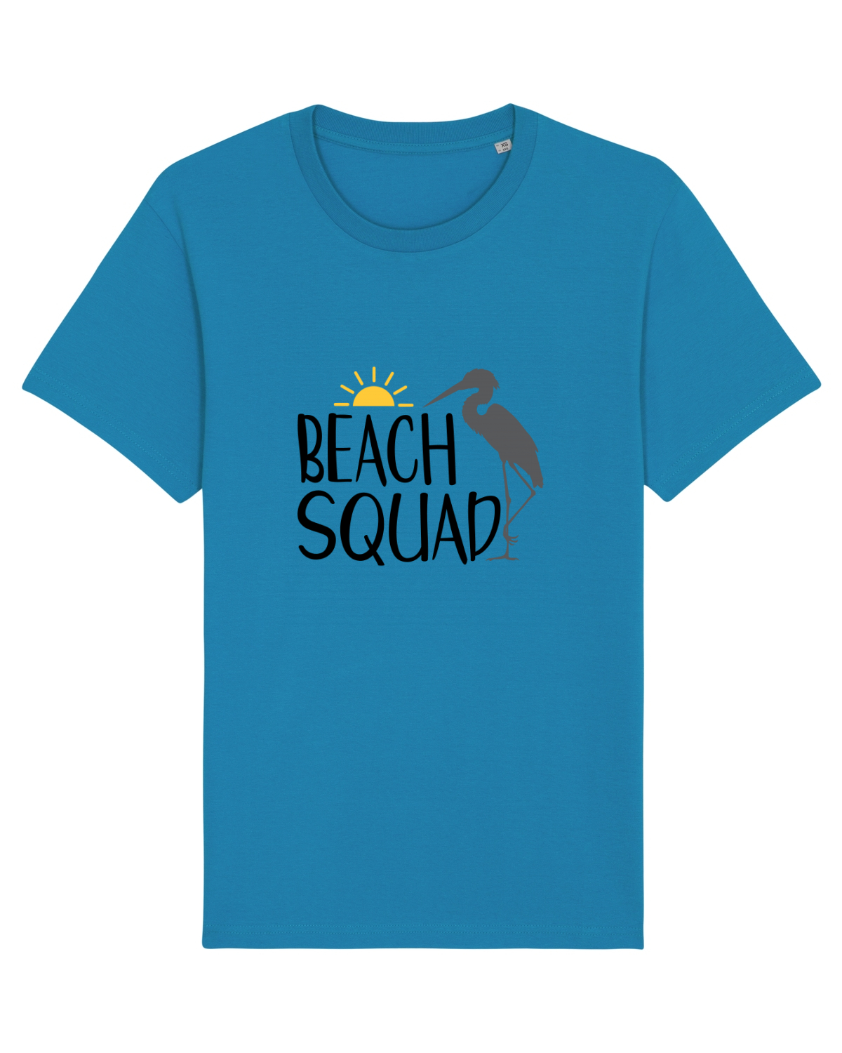 Tricou mânecă scurtă Unisex Rocker Azur