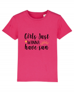 Girls Just Wanna Have Sun Tricou mânecă scurtă  Copii Mini Creator