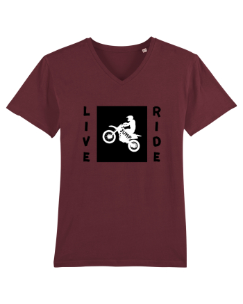 Live Ride Jump Burgundy