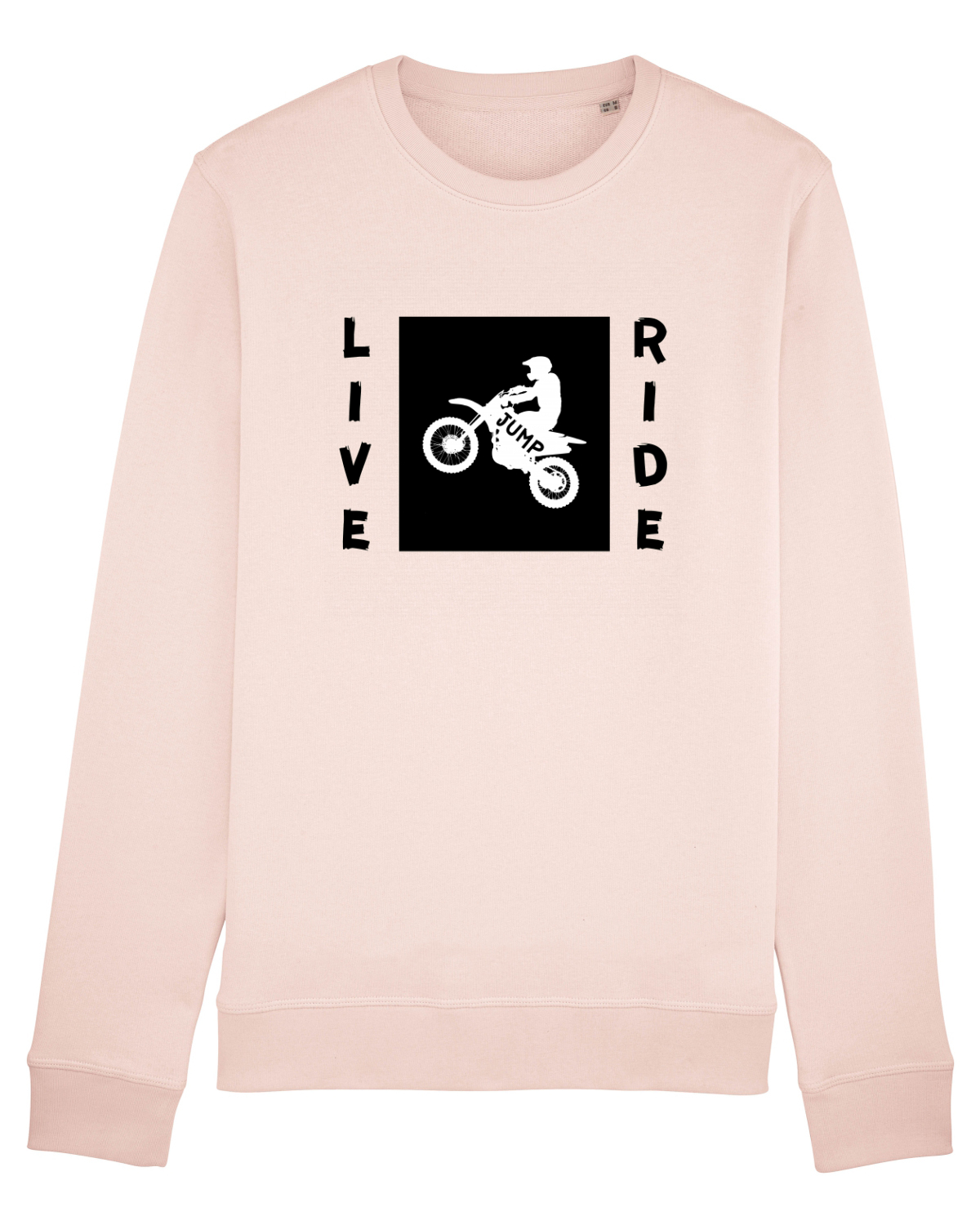 Bluză mânecă lungă Unisex Rise Candy Pink
