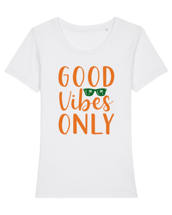 Good Vibes Only White