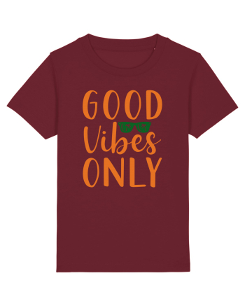 Good Vibes Only Burgundy