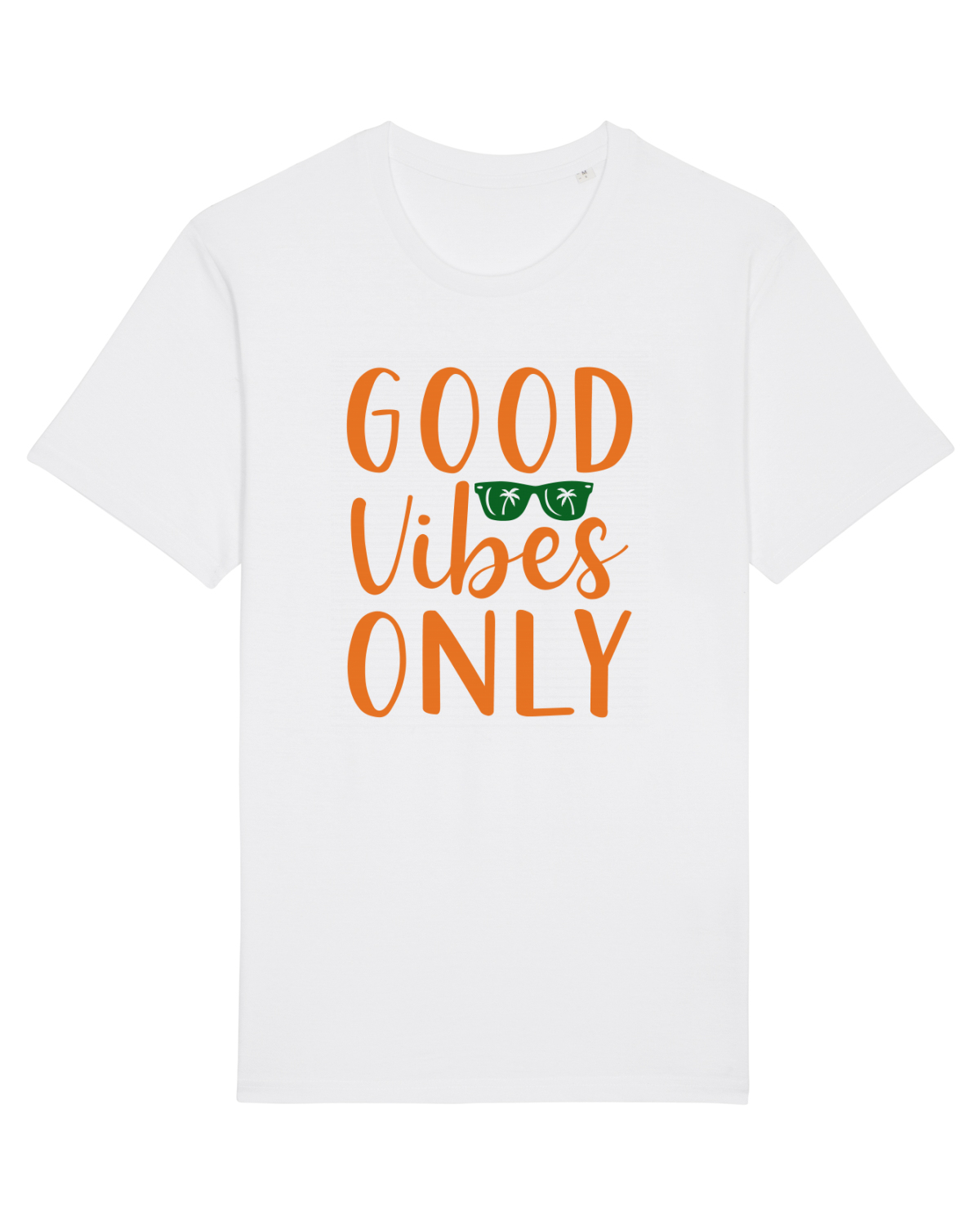 Tricou mânecă scurtă Unisex Rocker White