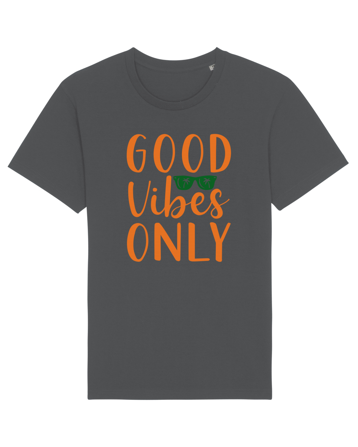 Tricou mânecă scurtă Unisex Rocker Anthracite
