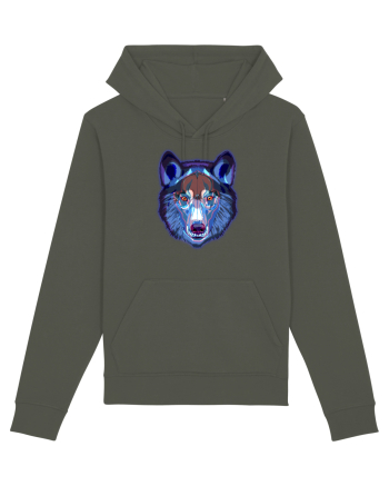 Skull Neon Wolf  Khaki