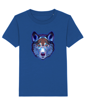 Skull Neon Wolf  Majorelle Blue