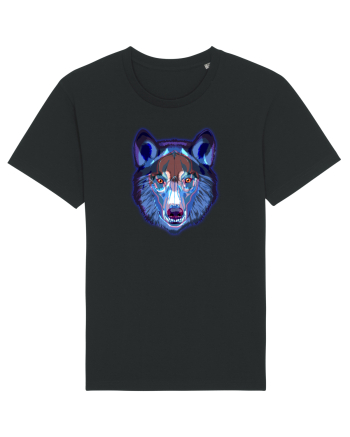 Skull Neon Wolf  Tricou mânecă scurtă Unisex Rocker