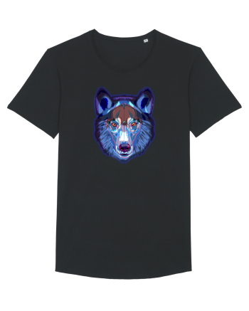 Skull Neon Wolf  Black
