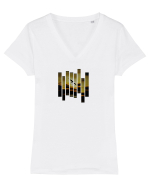 Fly Tricou mânecă scurtă guler V Damă Evoker