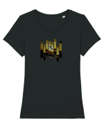 Fly Tricou mânecă scurtă guler larg fitted Damă Expresser