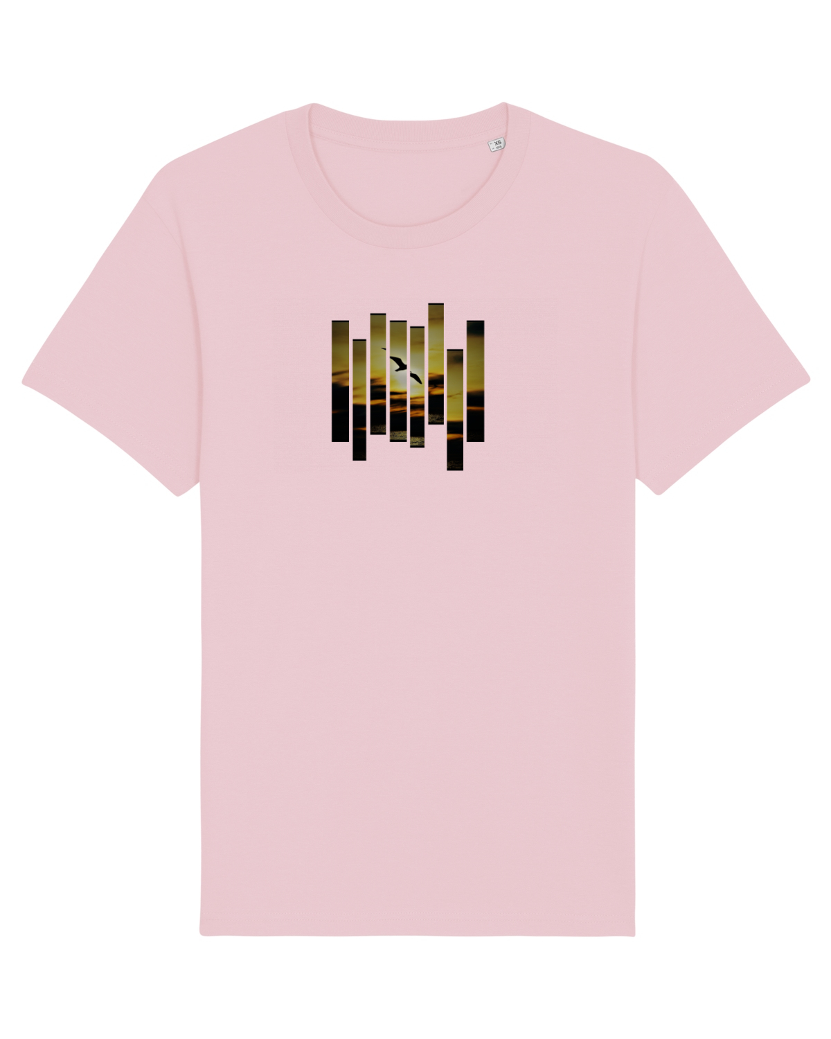 Tricou mânecă scurtă Unisex Rocker Cotton Pink
