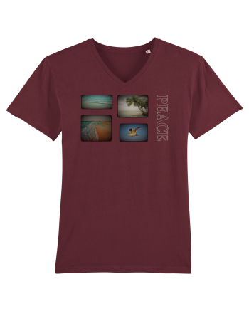 Peace Burgundy