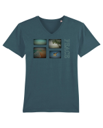 Peace Tricou mânecă scurtă guler V Bărbat Presenter