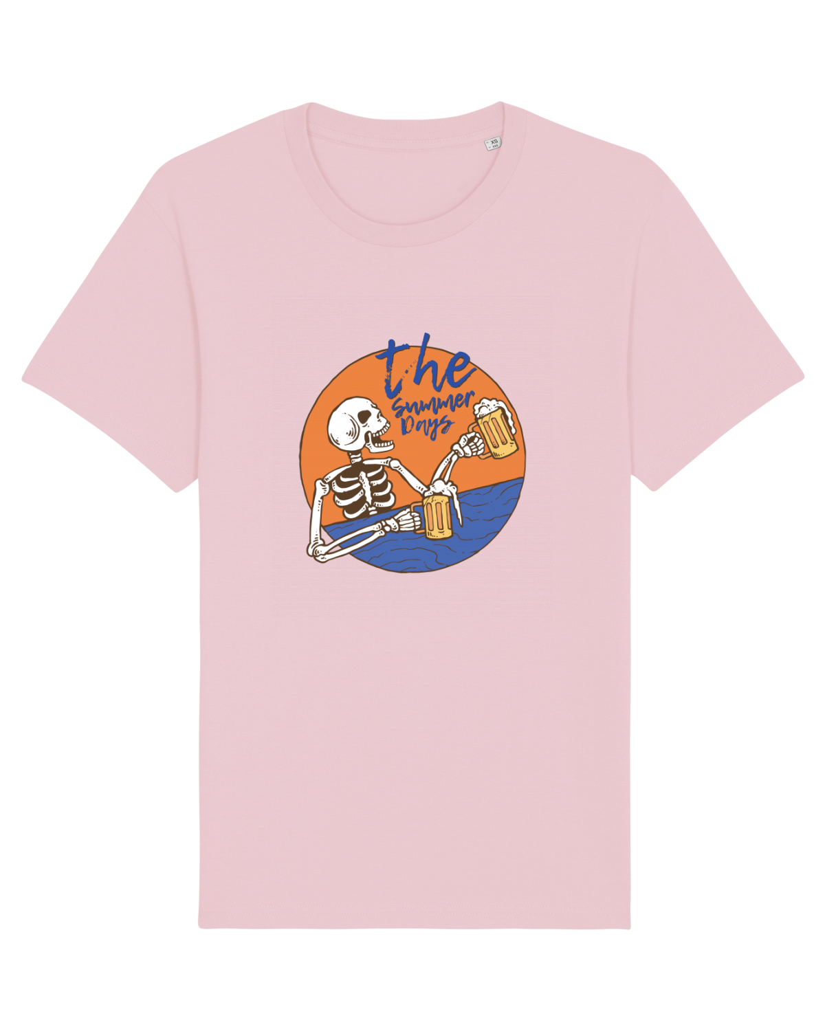 Tricou mânecă scurtă Unisex Rocker Cotton Pink