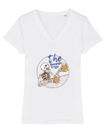 Zile de Vară Tricou mânecă scurtă guler V Damă Evoker