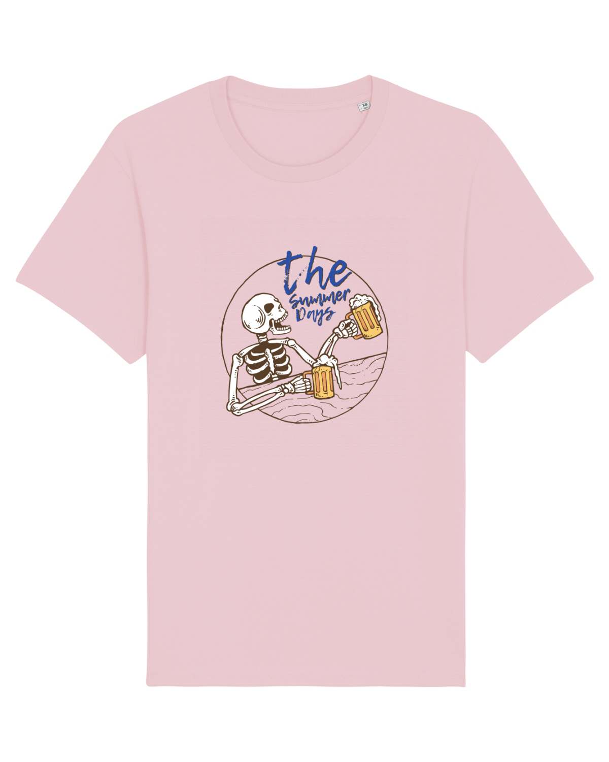Tricou mânecă scurtă Unisex Rocker Cotton Pink