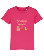 Poezia Cățelușul&rața(ramă) Tricou mânecă scurtă  Copii Mini Creator