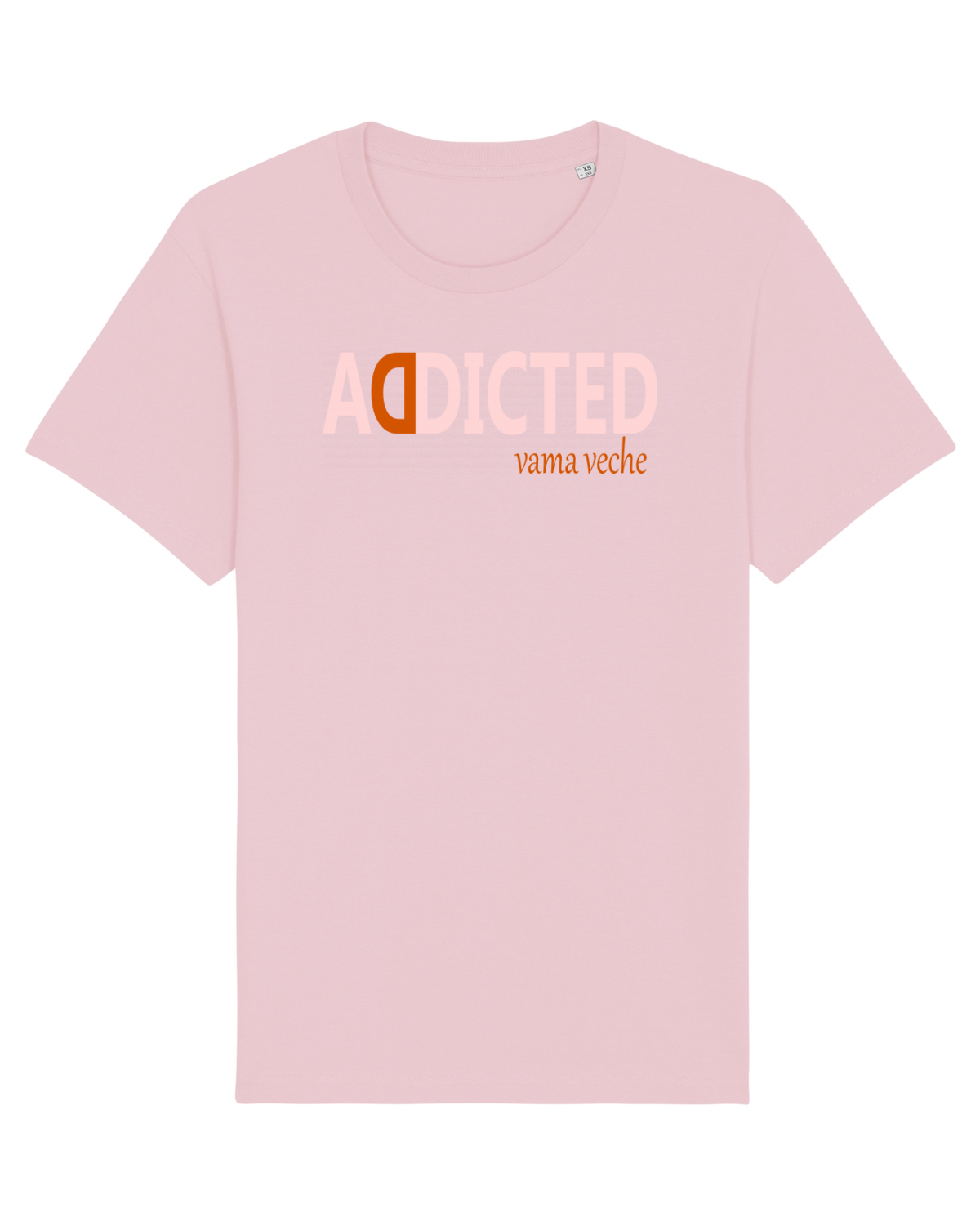 Tricou mânecă scurtă Unisex Rocker Cotton Pink