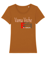 Vama Veche e a Mea Tricou mânecă scurtă guler larg fitted Damă Expresser