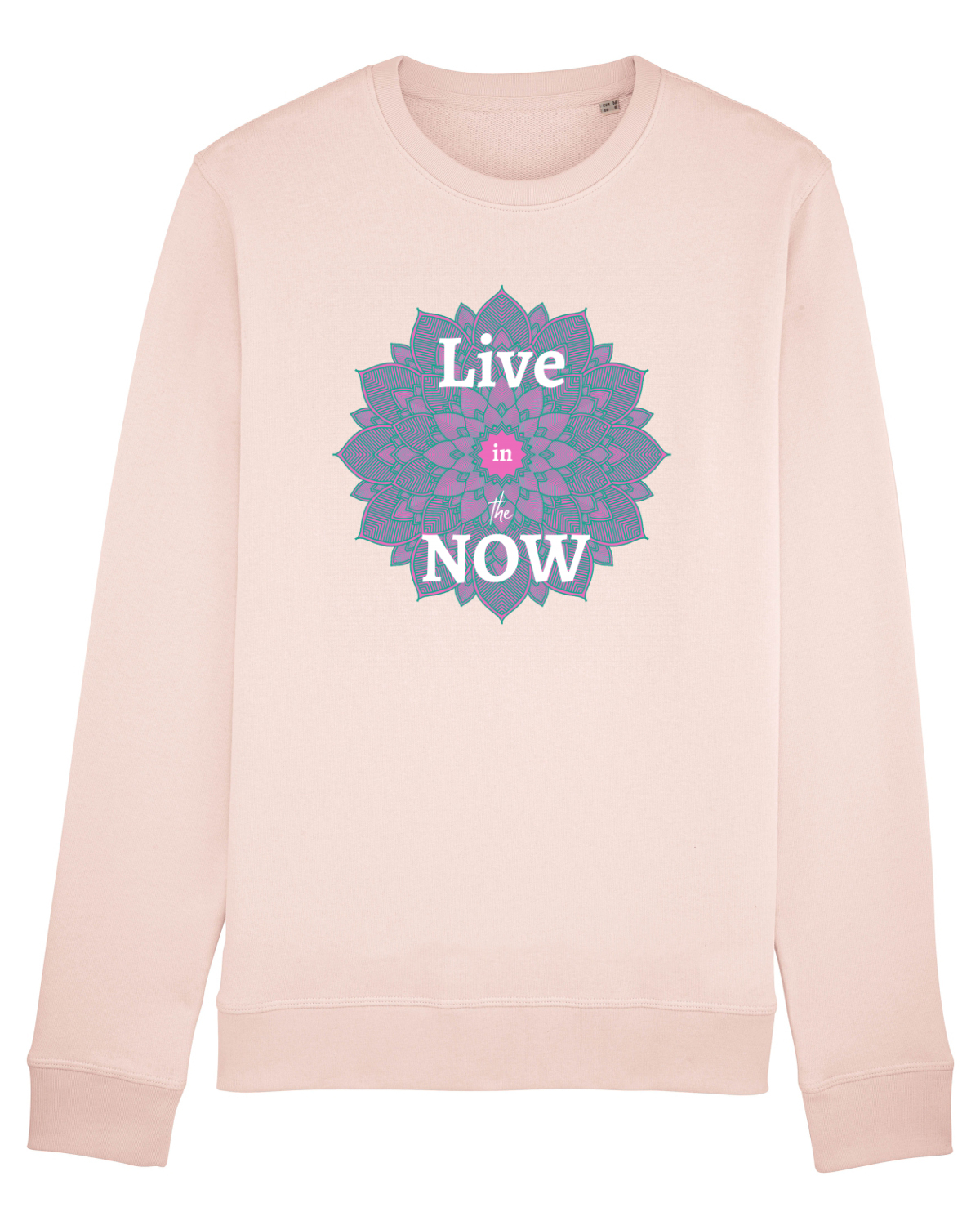 Bluză mânecă lungă Unisex Rise Candy Pink