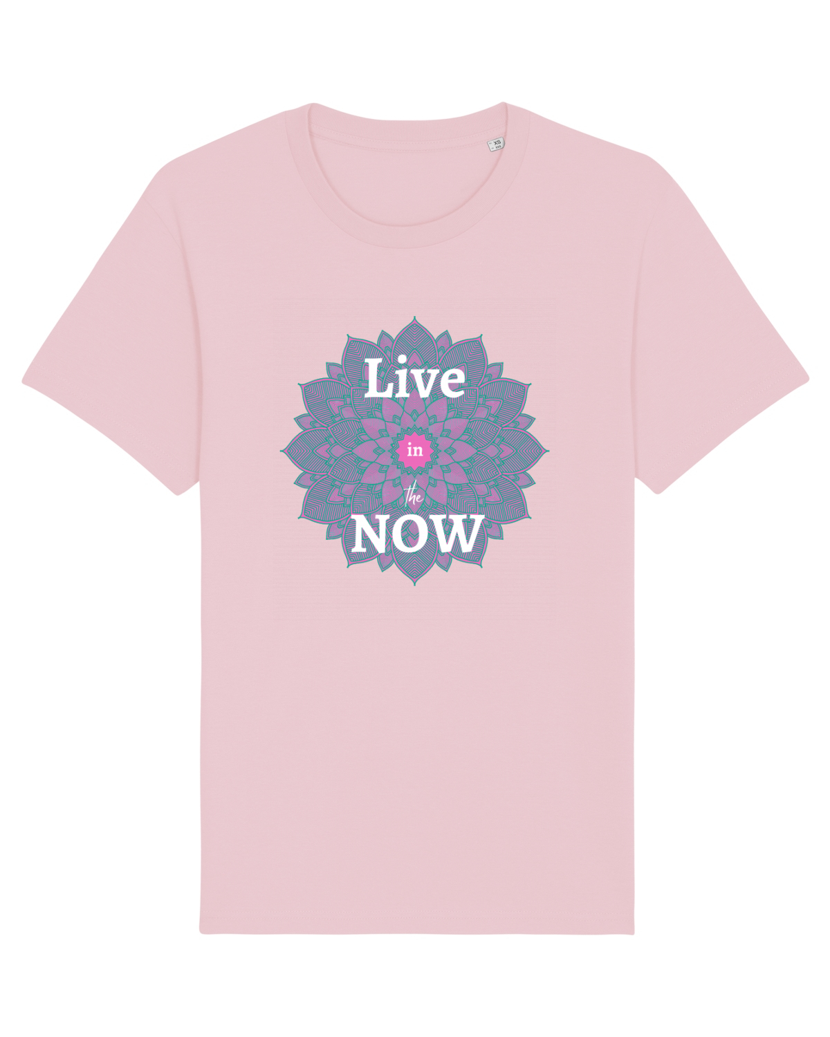 Tricou mânecă scurtă Unisex Rocker Cotton Pink